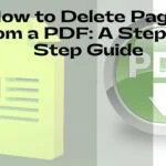 How to delete pages from PDF free