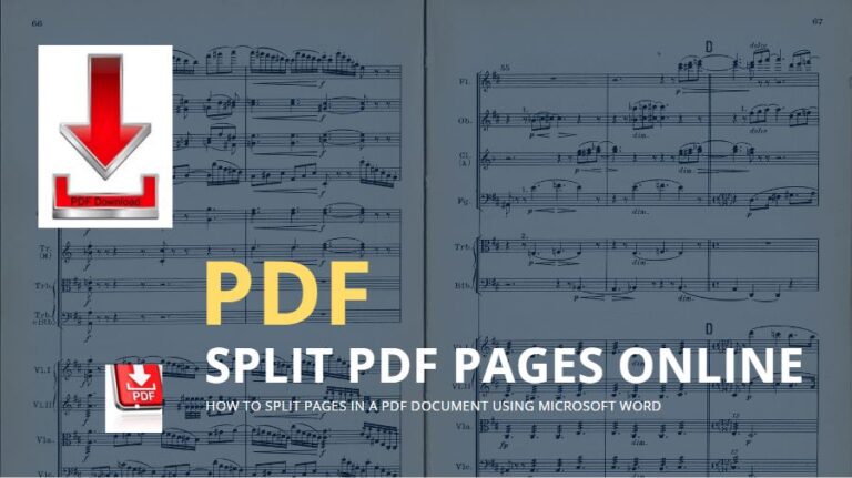 learn how to split pages in pdf online free
