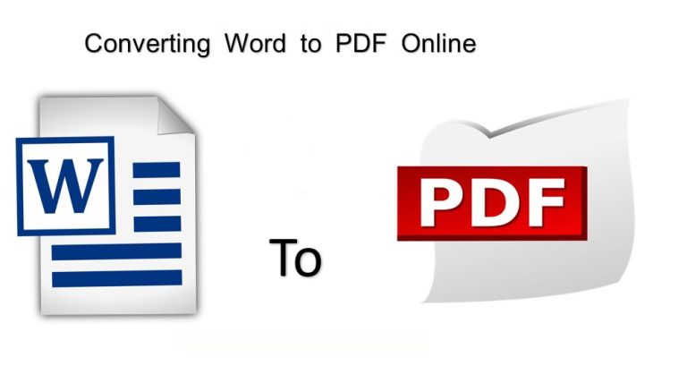 How do I convert a Word document to PDF online?