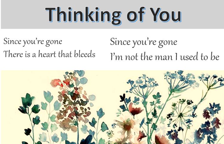Using Thinking of You Free Images