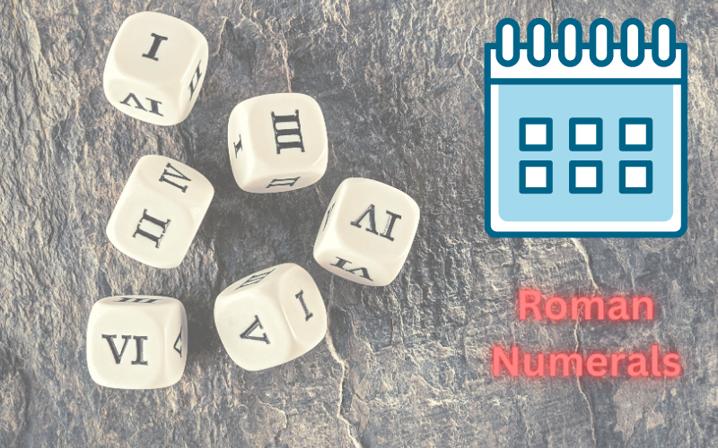 date of birth in roman numerals uk