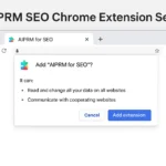 Installing AIPRM for SEO on Chrome browser