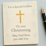 What to write in a christening card for godson with heartfelt wishes