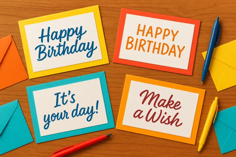 What to write in a happy birthday card