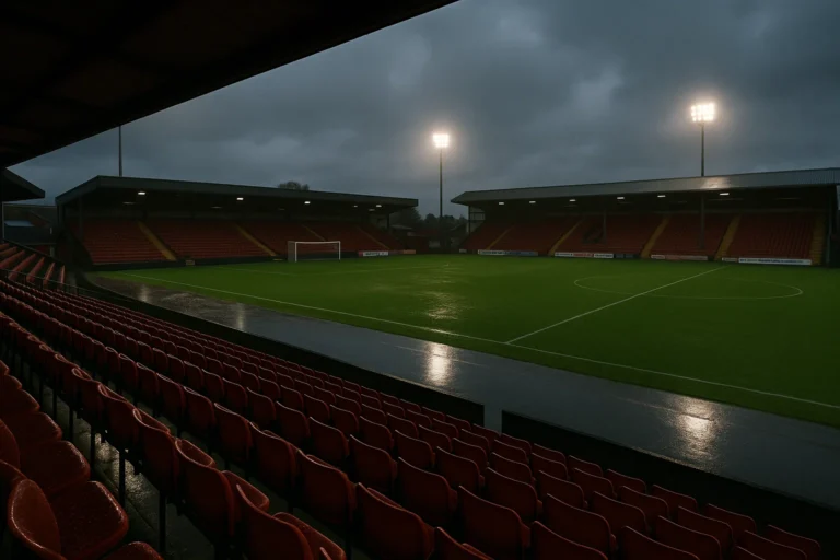 League 1 Stadium Empty After Match Postponement
