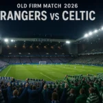 Old Firm Match Rangers vs Celtic