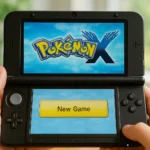 Pokémon X restart menu on Nintendo 3DS