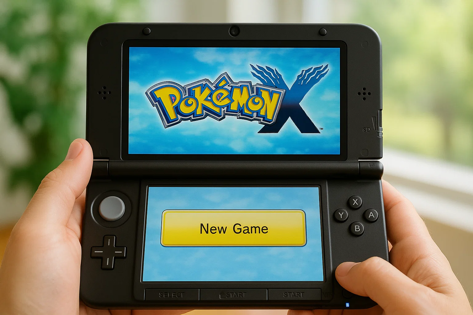 How To Restart Pokémon X Game Without Losing Progress 1 Pokémon X restart menu on Nintendo 3DS