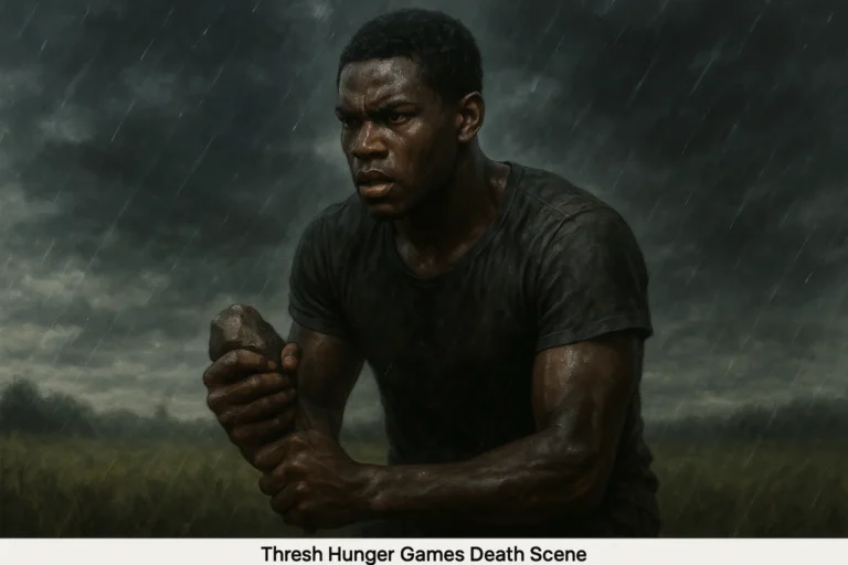 Thresh from The Hunger Games before his final battle