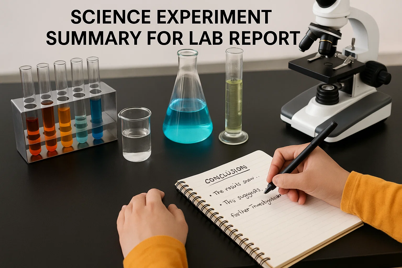 How Do You Write a Conclusion in a Lab Report the Easy Way 3 Science Experiment Summary for Lab Report