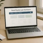 Online dashboard for viewing Boots digital payslips