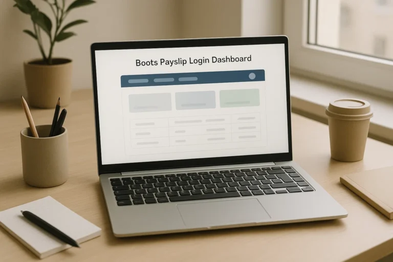 Online dashboard for viewing Boots digital payslips