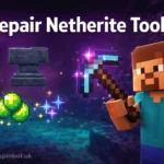 how to repair netherite tools in Minecraft without losing enchantments