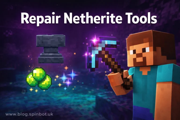 how to repair netherite tools in Minecraft without losing enchantments