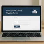 South Tyneside Council payslips portal login page