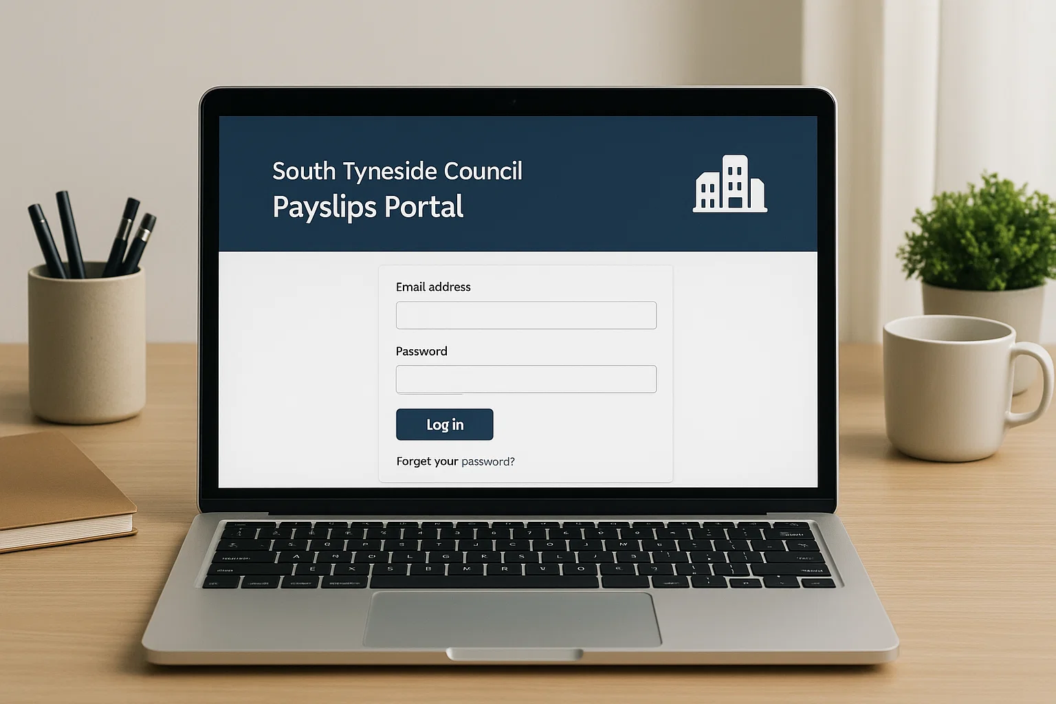 South Tyneside Council Payslips: Easy Login, Access and Help Guide 1 South Tyneside Council payslips portal login page